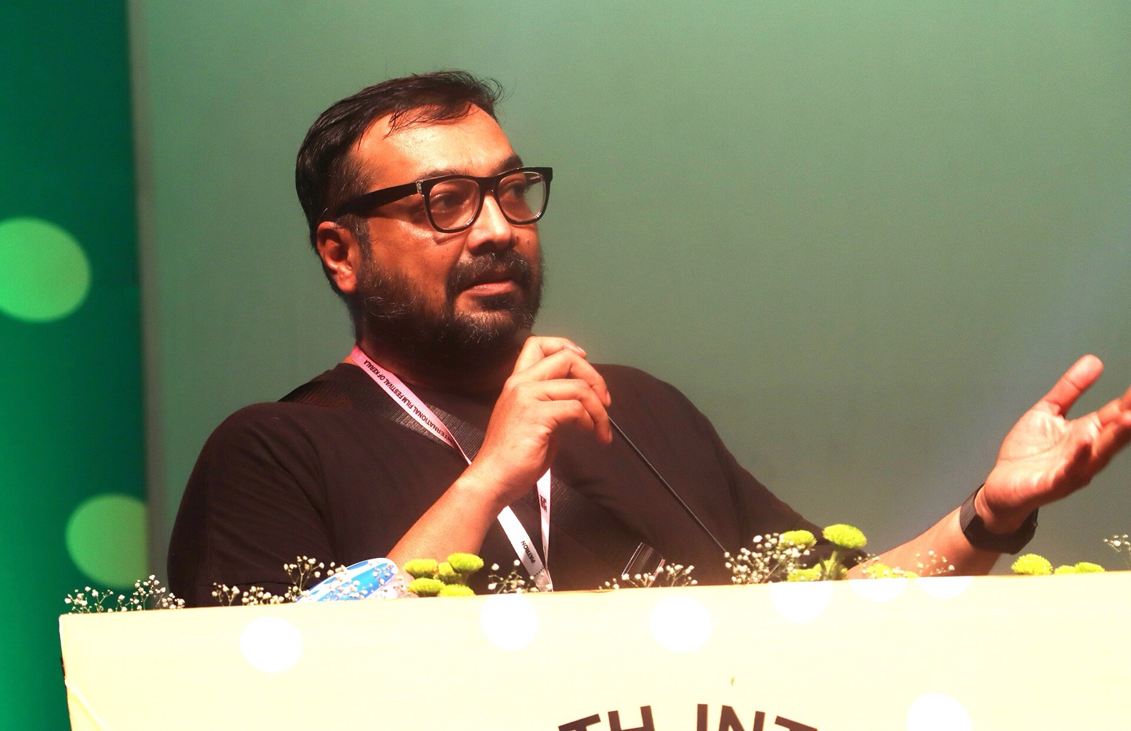 Portrait of filmmaker Anurag Kashyap
